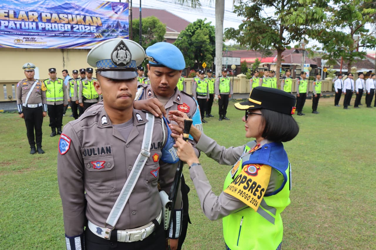 Polres Gunungkidul Gelar Apel Pasukan Ops Patuh Progo 2026