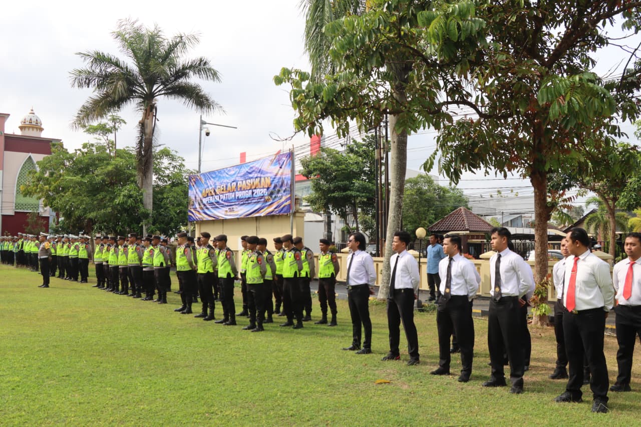 Polres Gunungkidul Gelar Apel Pasukan Ops Patuh Progo 2026
