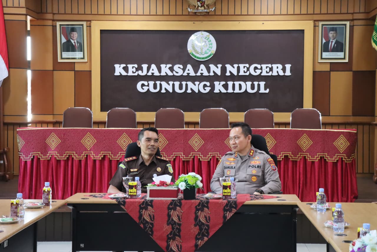 Perkokoh Soliditas, Kapolres Gunungkidul Silaturahmi ke Kejari